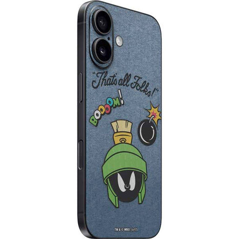 Looney Tunes Marvin Thats All Folks iPhone 16 Skin