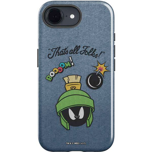 Looney Tunes Marvin Thats All Folks iPhone 16e Impact Case