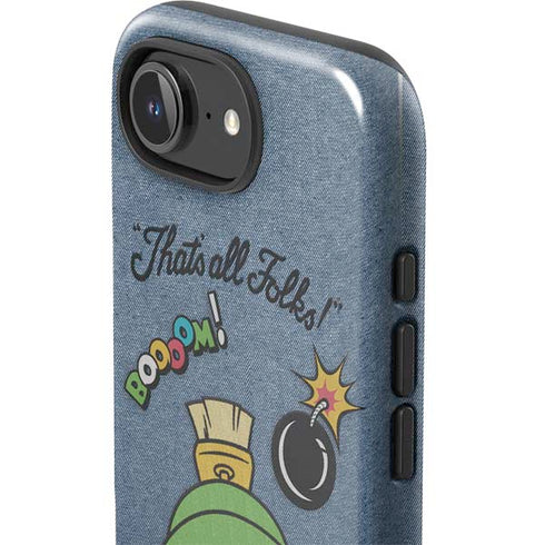 Looney Tunes Marvin Thats All Folks iPhone 16e Impact Case