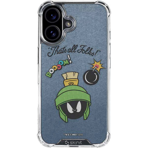 Looney Tunes Marvin Thats All Folks iPhone 17 Clear Case