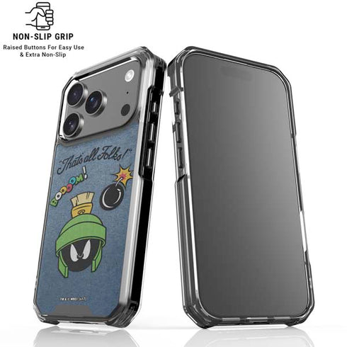 Looney Tunes Marvin Thats All Folks iPhone 18 Pro Clear Case