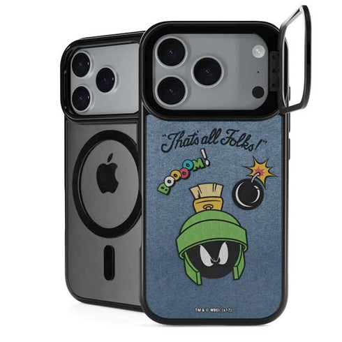 Looney Tunes Marvin Thats All Folks iPhone 18 Pro Kickstand Case