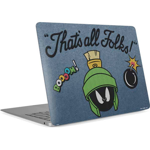 Looney Tunes Marvin Thats All Folks Apple MacBook Air Skin
