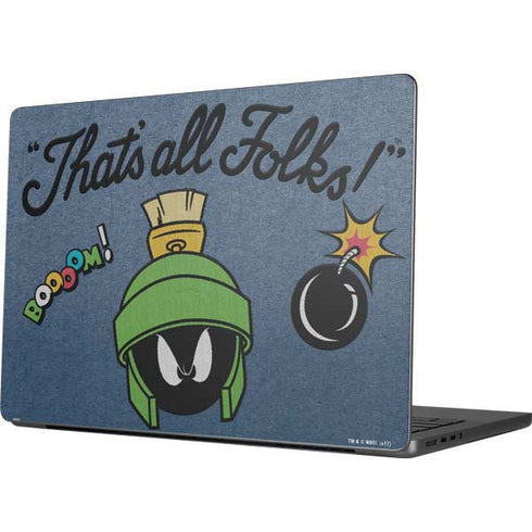 Looney Tunes Marvin Thats All Folks Apple MacBook Pro 14-inch Skin
