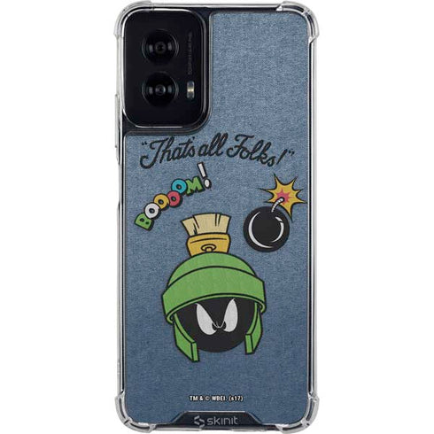 Looney Tunes Marvin Thats All Folks Moto G Power 5G (2024) Clear Case