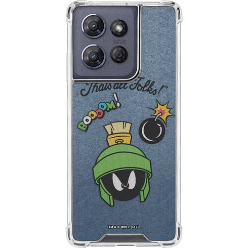 Looney Tunes Marvin Thats All Folks Moto G Power 5G (2025) Clear Case