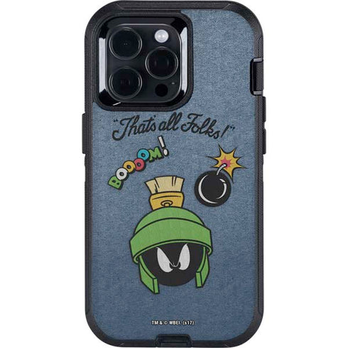 Looney Tunes Marvin Thats All Folks Otterbox Defender iPhone Skin