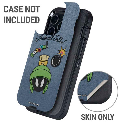 Looney Tunes Marvin Thats All Folks Otterbox Defender iPhone Skin