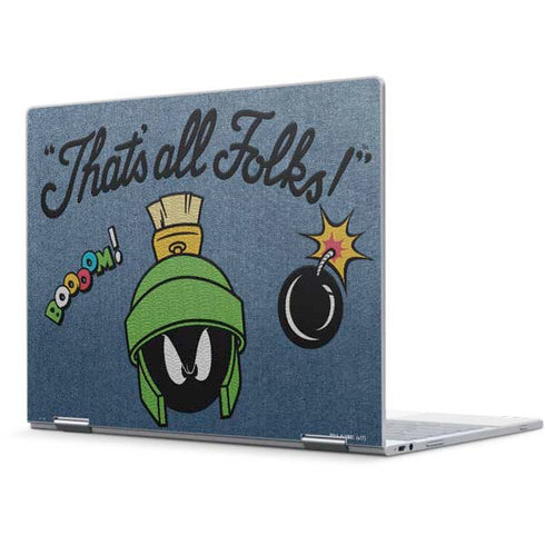 Looney Tunes Marvin Thats All Folks Pixelbook Skin