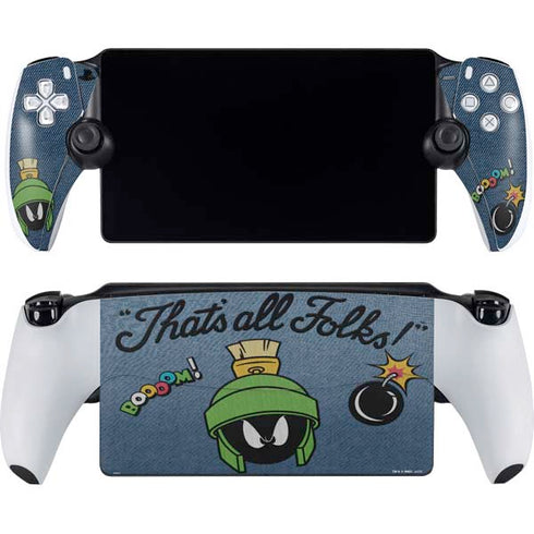 Looney Tunes Marvin Thats All Folks PlayStation PS5 Skins