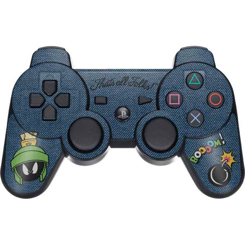 Looney Tunes Marvin Thats All Folks PS3 Dual Shock wireless controller Skin