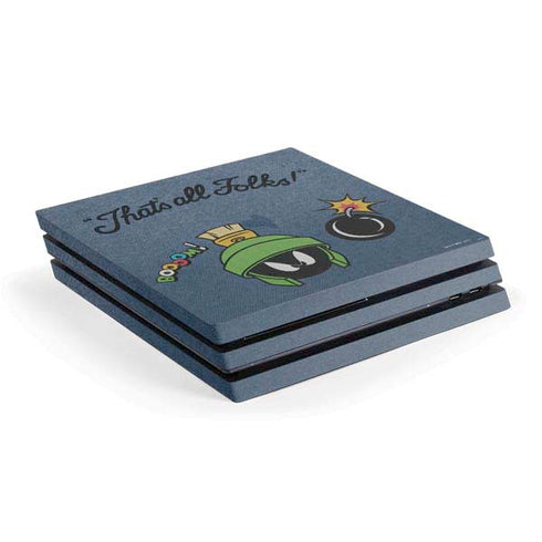 Looney Tunes Marvin Thats All Folks PlayStation PS4 Skins