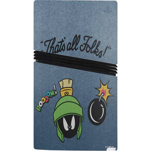 Looney Tunes Marvin Thats All Folks PS5 Pro Bundle Skin