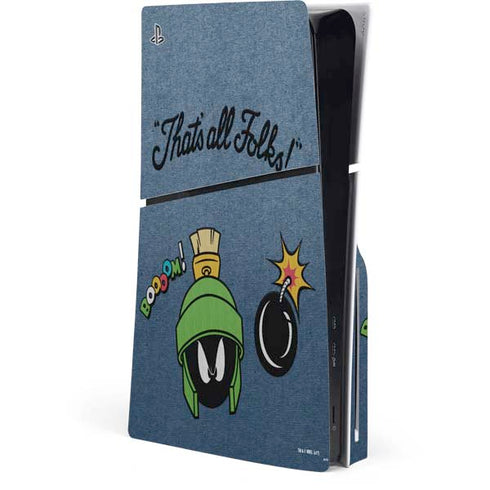 Looney Tunes Marvin Thats All Folks PlayStation PS5 Skins