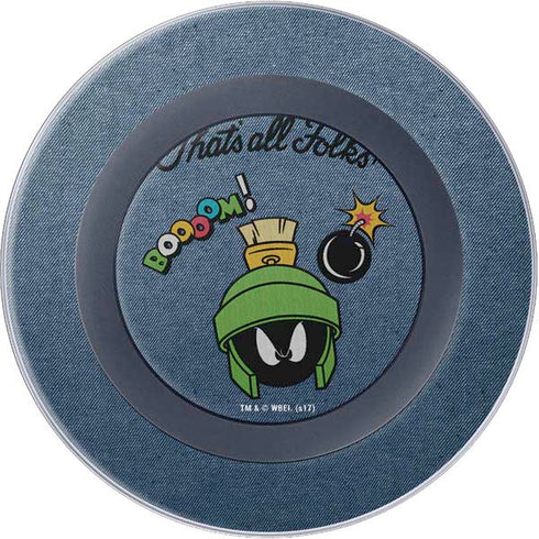 Looney Tunes Marvin Thats All Folks Wireless Charger Skin
