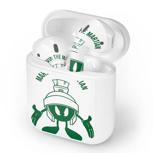 Looney Tunes Marvin the Martian Big Head Apple AirPods Skin