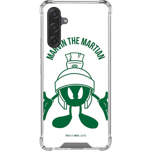 Looney Tunes Marvin the Martian Big Head Galaxy A17 Clear Case