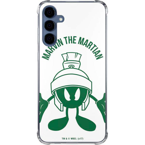 Looney Tunes Marvin the Martian Big Head Galaxy A35 5G Clear Case