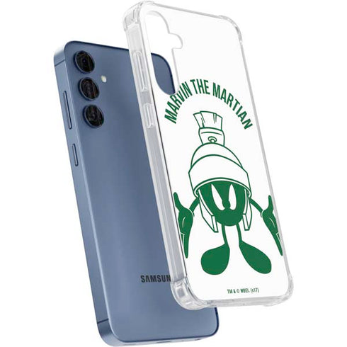 Looney Tunes Marvin the Martian Big Head Galaxy A35 5G Clear Case