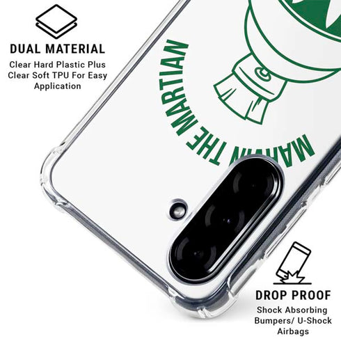 Looney Tunes Marvin the Martian Big Head Galaxy A36 5G Clear Case