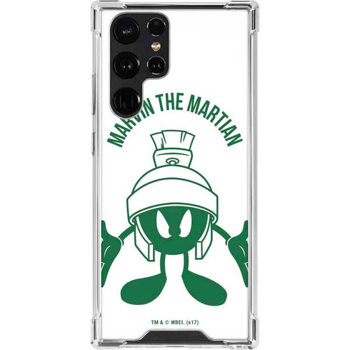 Looney Tunes Marvin the Martian Big Head Galaxy S23 Ultra Clear Case