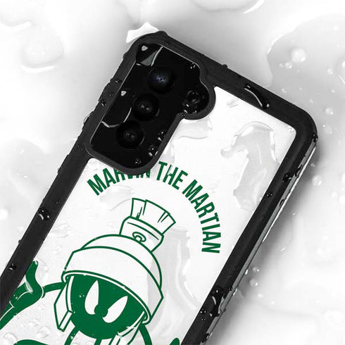 Looney Tunes Marvin the Martian Big Head Galaxy S24 Plus Waterproof Case