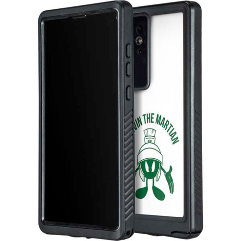 Looney Tunes Marvin the Martian Big Head Galaxy S24 Ultra Waterproof Case