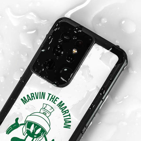Looney Tunes Marvin the Martian Big Head Galaxy S24 Ultra Waterproof Case