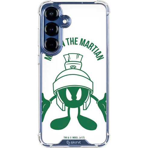 Looney Tunes Marvin the Martian Big Head Galaxy S25 Plus Clear Case