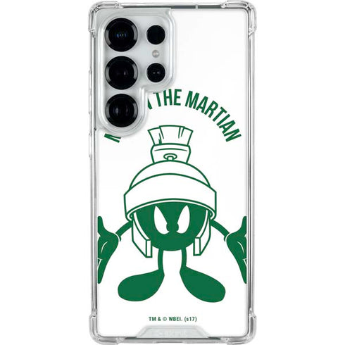 Looney Tunes Marvin the Martian Big Head Galaxy S26 Ultra Clear Case