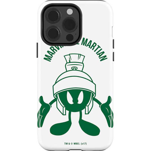 Looney Tunes Marvin the Martian Big Head iPhone 15 Pro Impact Case