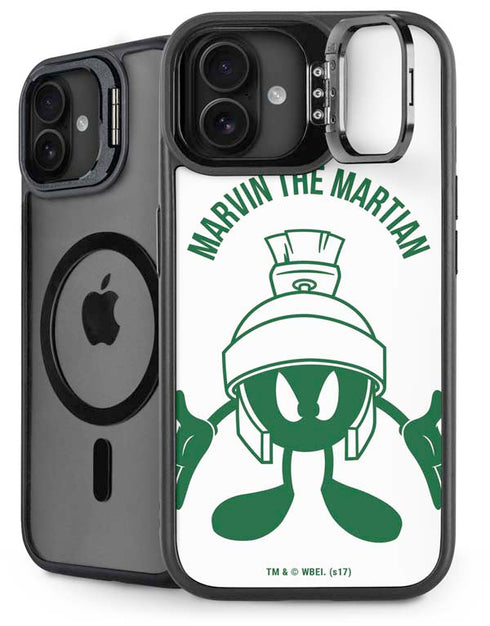 Looney Tunes Marvin the Martian Big Head iPhone 16 Kickstand Case