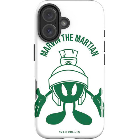 Looney Tunes Marvin the Martian Big Head iPhone 16 Plus Impact Case