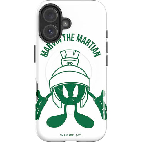 Looney Tunes Marvin the Martian Big Head iPhone 16 Plus Magsafe Impact Case
