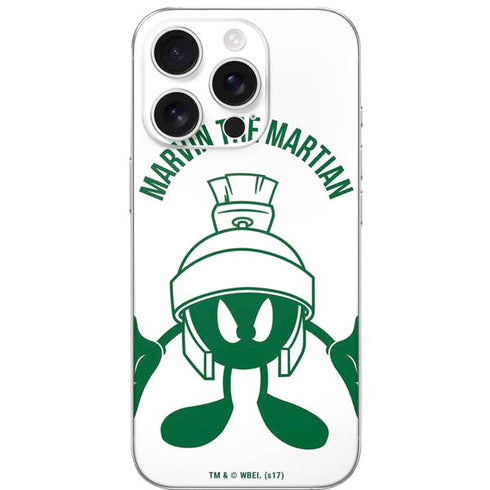 Looney Tunes Marvin the Martian Big Head iPhone 16 Pro Skin