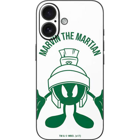 Looney Tunes Marvin the Martian Big Head iPhone 16 Skin