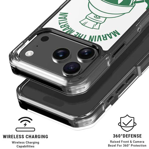 Looney Tunes Marvin the Martian Big Head iPhone 18 Pro Clear Case
