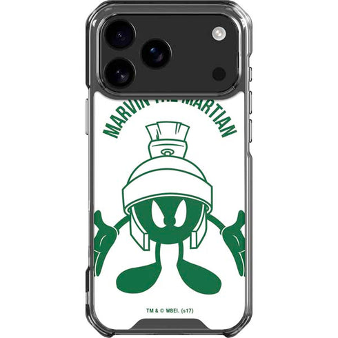 Looney Tunes Marvin the Martian Big Head iPhone 18 Pro Max Clear Case