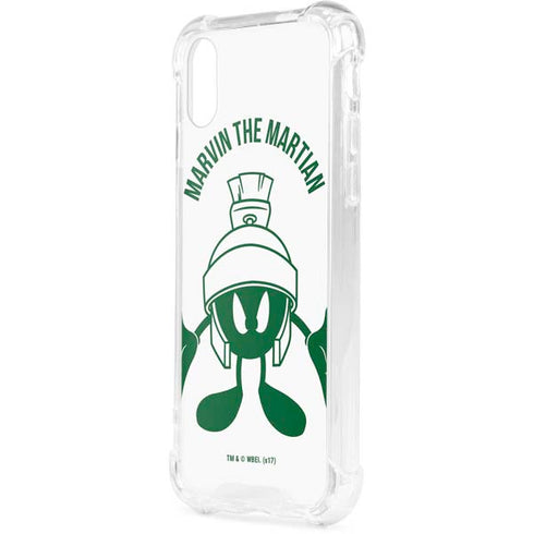 Looney Tunes Marvin the Martian Big Head iPhone XS Clear Case