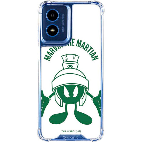 Looney Tunes Marvin the Martian Big Head Moto G 5G (2024) Clear Case