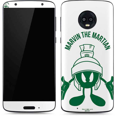 Looney Tunes Marvin the Martian Big Head Moto G6 Skin
