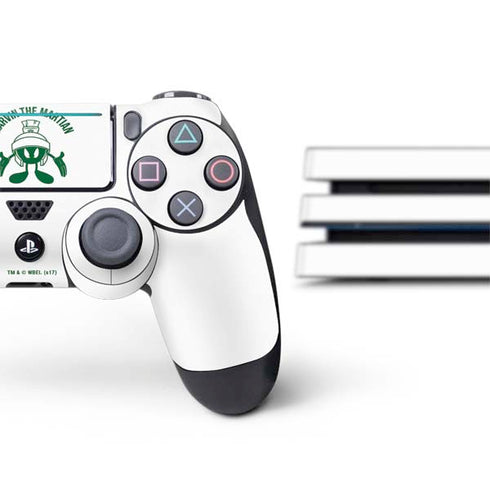 Looney Tunes Marvin the Martian Big Head PS4 Pro Bundle Skin