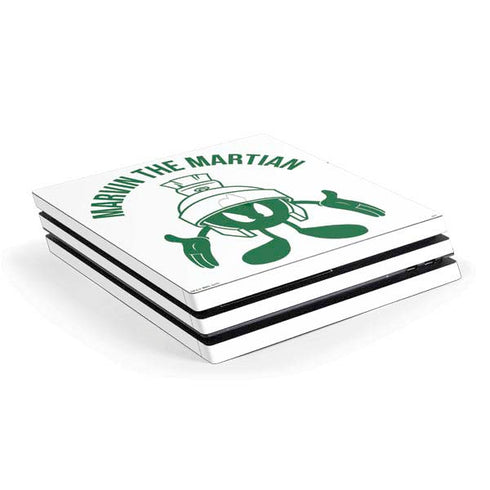 Looney Tunes Marvin the Martian Big Head PS4 Pro Console Skin