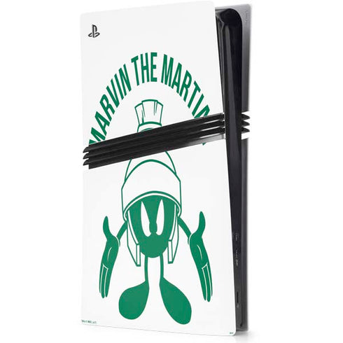 Looney Tunes Marvin the Martian Big Head PS5 Pro Console Skin