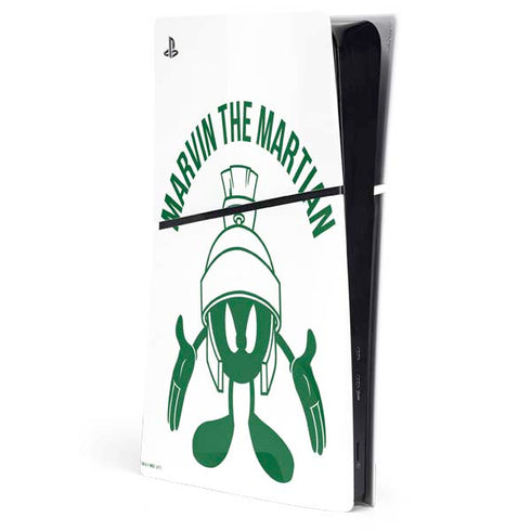 Looney Tunes Marvin the Martian Big Head PS5 Slim Digital Edition Console Skin