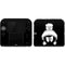 Looney Tunes Marvin the Martian Black and White Nintendo 2DS Skin