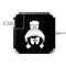 Looney Tunes Marvin the Martian Black and White 85W Power Adapter (15 and 17 inch MacBook Pro Charger) Skin