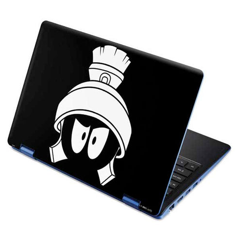 Looney Tunes Marvin the Martian Black and White Aspire R11 11.6in Skin