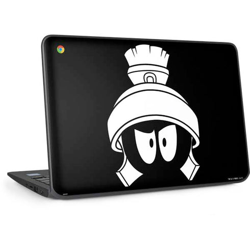Looney Tunes Marvin the Martian Black and White HP Chromebook Skin