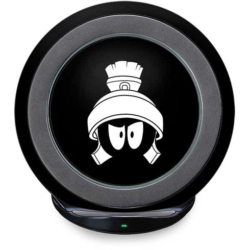 Looney Tunes Marvin the Martian Black and White Fast Charge Wireless Charging Stand Skin